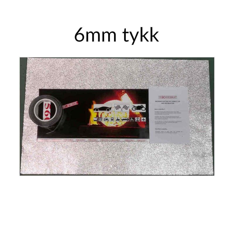 Teknofibra seivklebende duk, 600mm x 1000mm 6mm tykk, TF0216211533