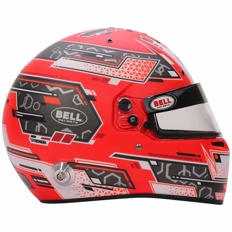 Bell RS7 PRO Stamina helhjelm, antrasitt og rød. FIA. BE1310B7-