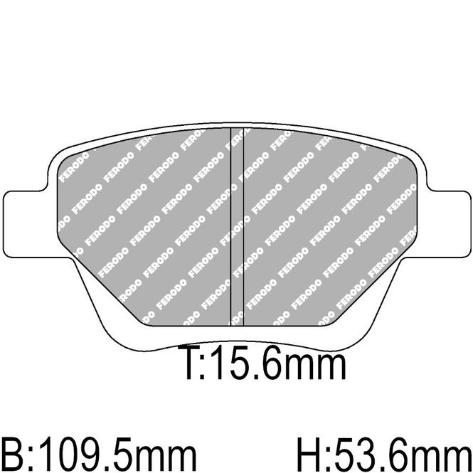 Hovedbilde Bremseklosser, VW, Audi, Seat,bak ,DS2500
