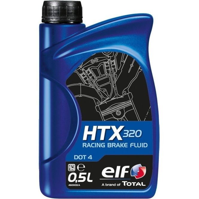 Hovedbilde Elf HTX 320 bremsevæske, DOT 4, 0.5 liter, ELF-HTX320