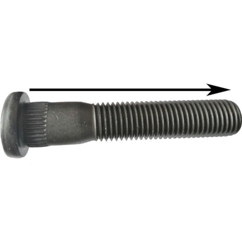 Pinnebolt 60mm, 14mm x 1.5, 15mm splin, VW/Audi. FGESS43