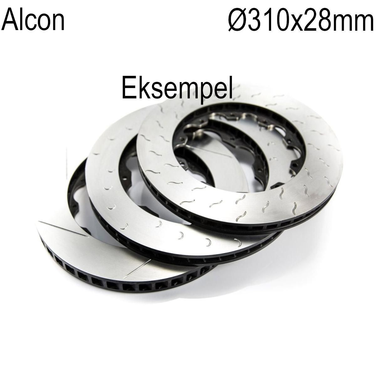 Alcon bremseskiver, 310x28 PCD12x190,5, slissa, ALDIV2135X311GR