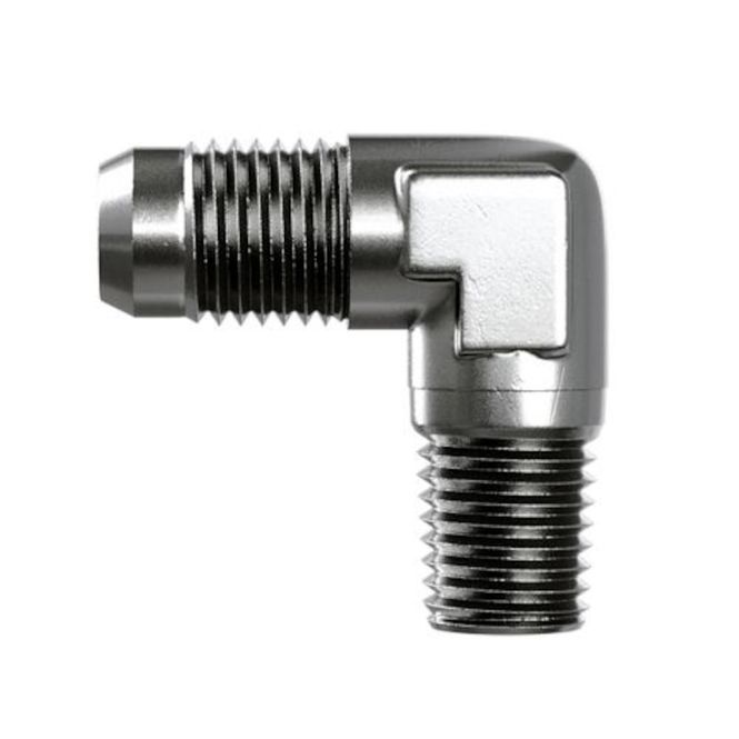 Hovedbilde Goodridge, Adapter, hann/hann 90', 3/8UNF - 1/8NPT