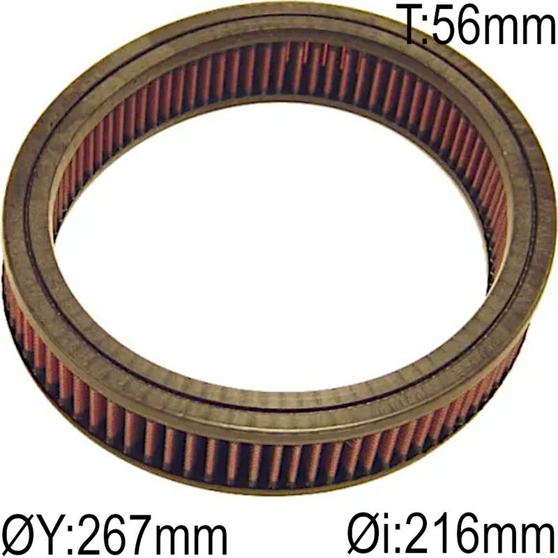 Luftfilter, K&N innsats, Ford, Honda, Mazda, 75-03