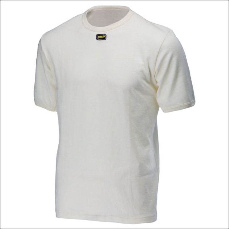 Undertøy T-shirt, OMP, hvit, karting, str. XL