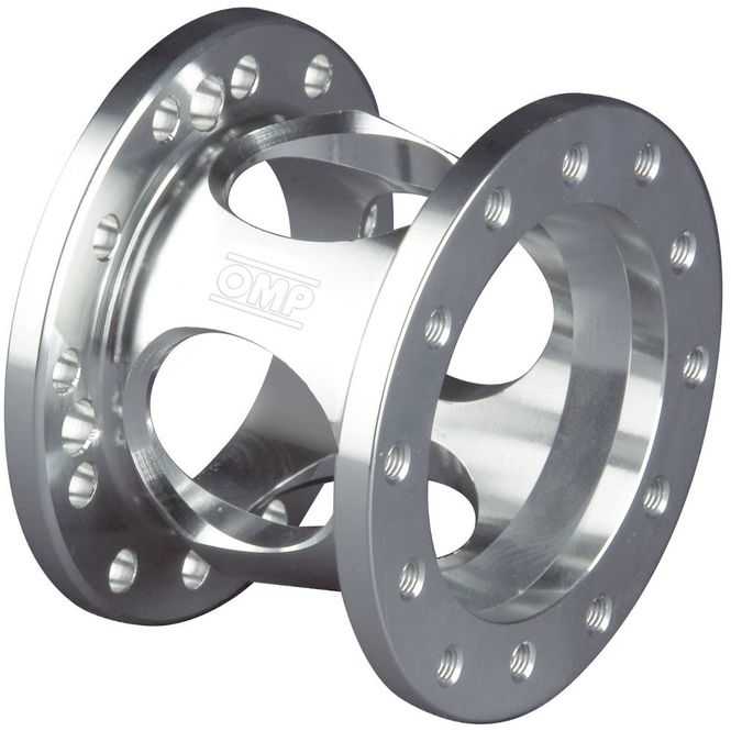 Hovedbilde Ratt nav spacer, 60mm, sølv, OMP, ODC023181