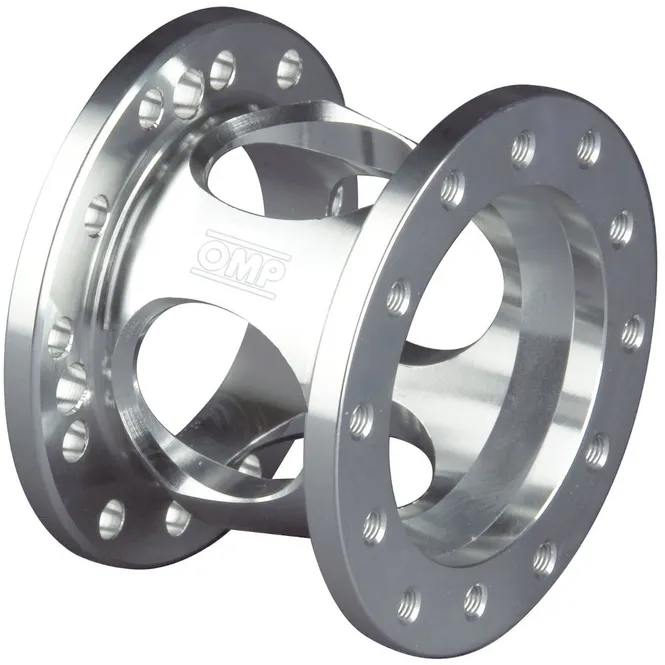 Hovedbilde Ratt nav spacer, 60mm, sølv, OMP, ODC023181