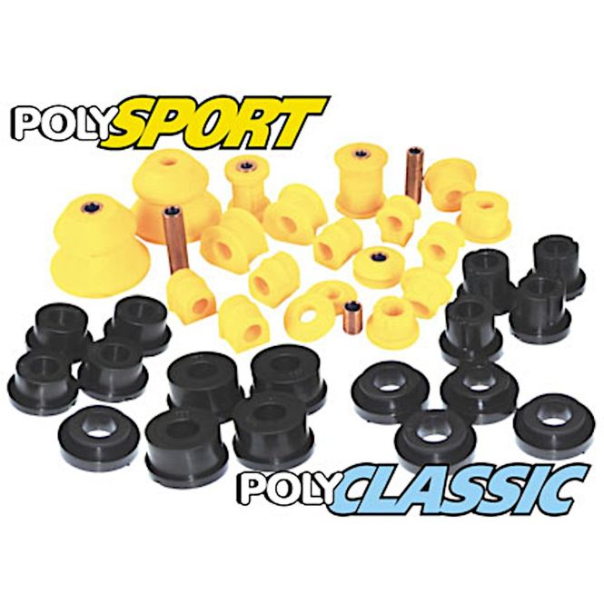 Hovedbilde Polybush, Ford Escort 1/2 stab.stag - 22mm, 2 x gul