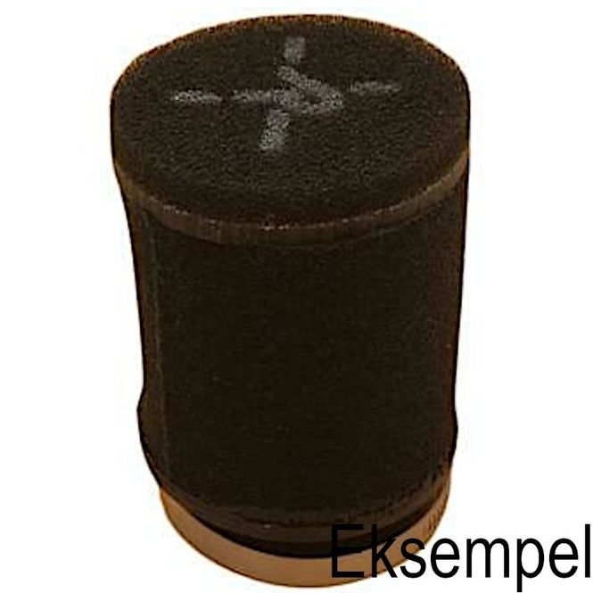 Hovedbilde Luftfilter, Pipercross 82mm rund rett filter, 130HK