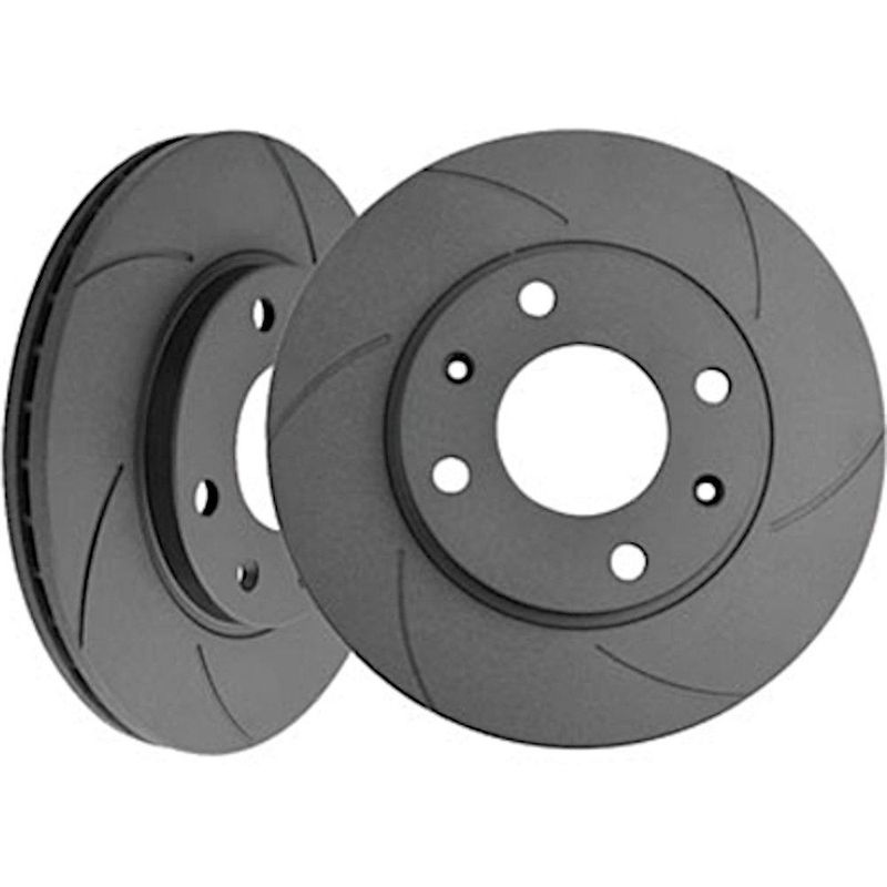 Bremseskive x 2, Black Diamond, BMW 525/530i E34, B slisset, KBD