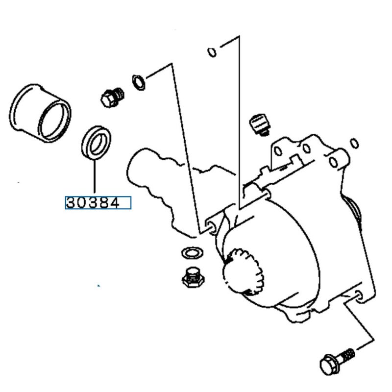 Simmring, transferkasse, EVO 4-6, MR983368