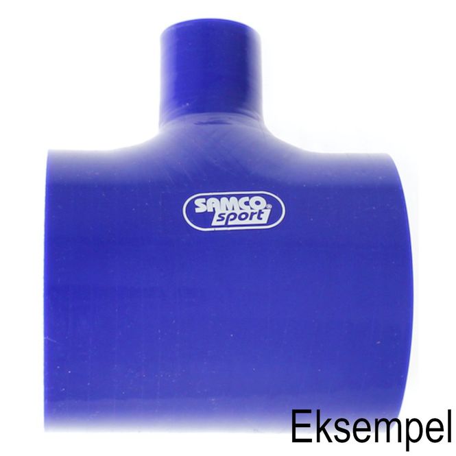 Hovedbilde Samco slange, T-stykke m/ dumpvalve uttak, 45mm., blå