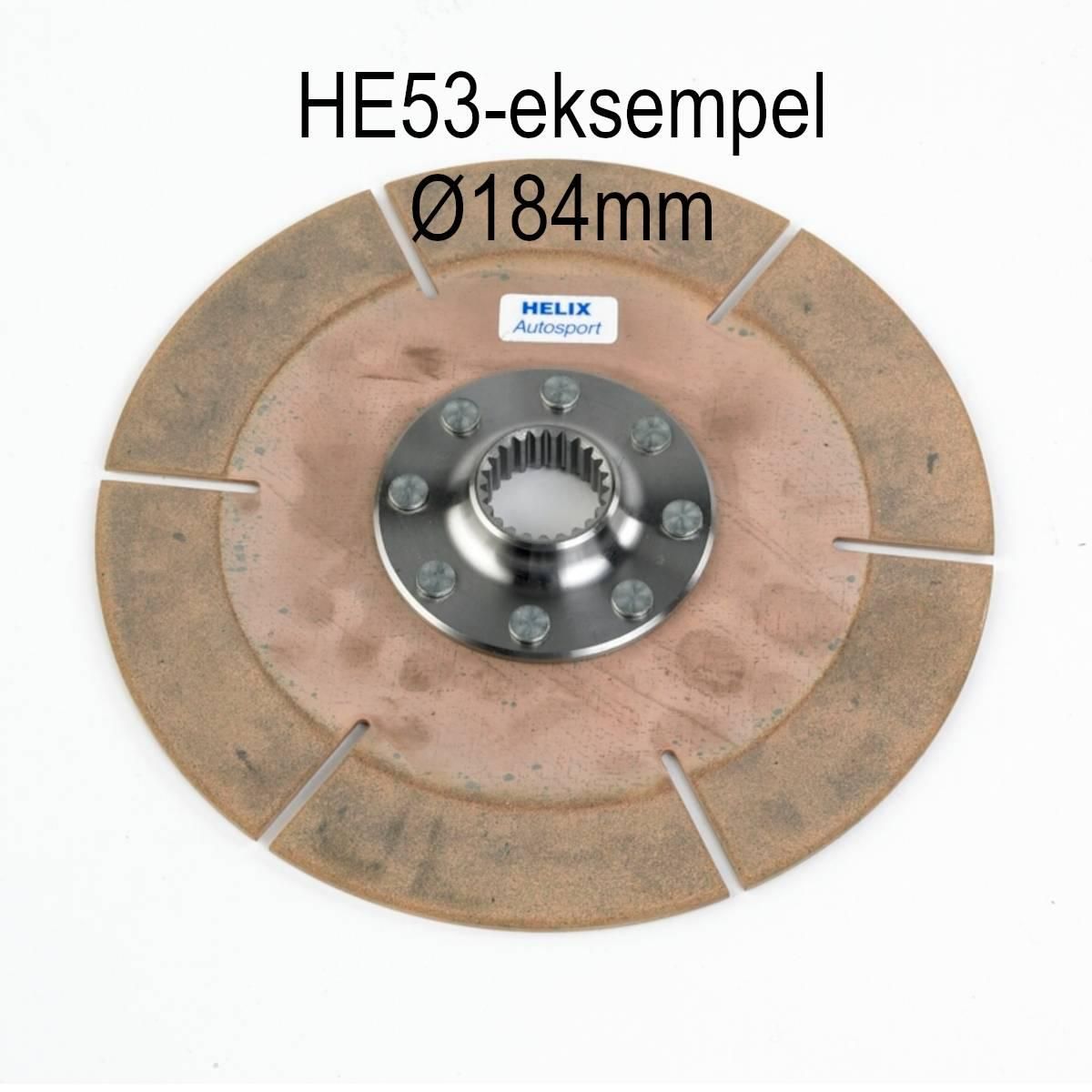 Helix sinter lamell, 184mm, 25.4mm x 23T, HE53-1001