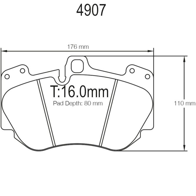 Hovedbilde Bremseklosser, Audi / Laborghini, Pagid RSC1