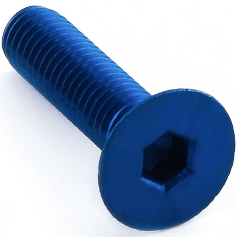 Bolt, Alu, M5x20mm, Forsenket hode. umbraco, Blå