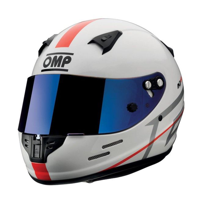 Hovedbilde OMP KJ-8 EVO karting CMR helhjelm, flere størrelser, OSC0-0790-B