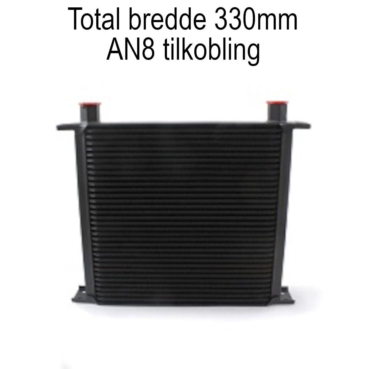 Oljekjøler, 330mm, 34 rader, 235mm, JIC8, MOC5347-8