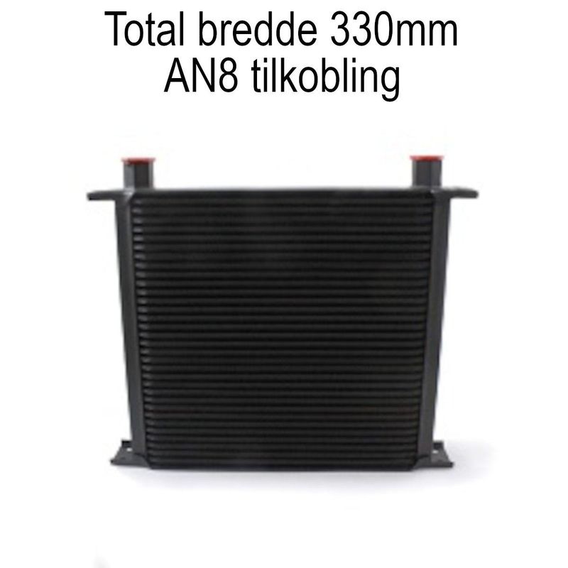 Oljekjøler, 330mm, 34 rader, 235mm, JIC8, MOC5347-8