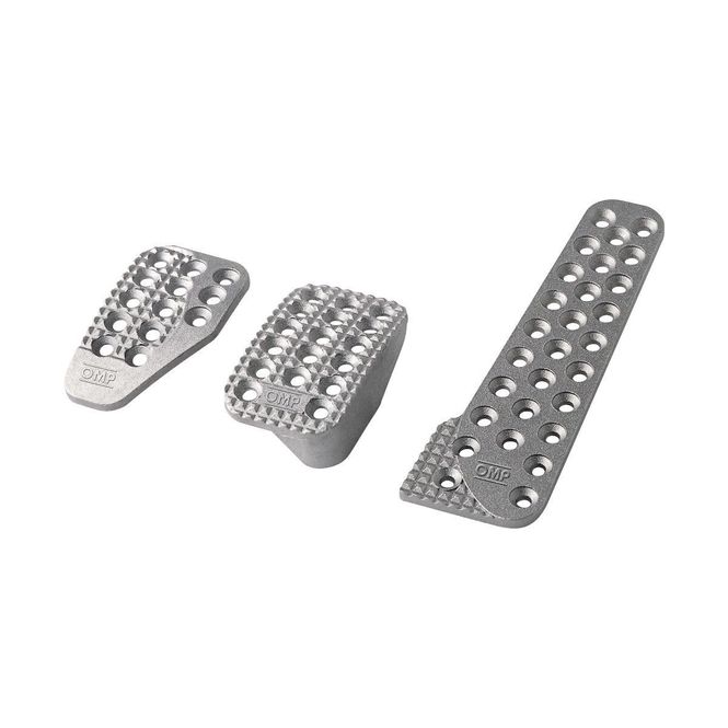 Hovedbilde OMP Pedalsett, sølv, aluminium. OOA0-1010