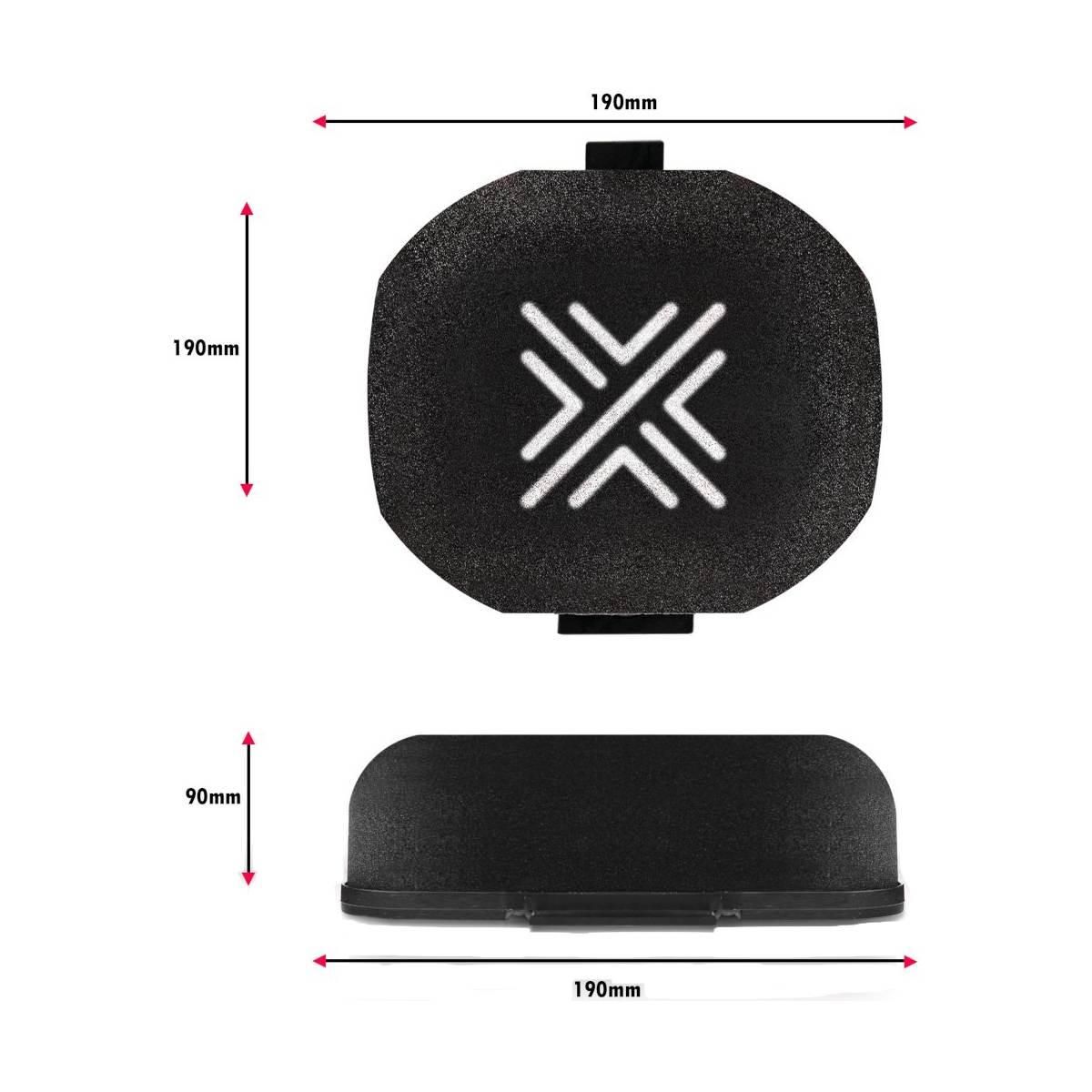 Luftfilter Pipercross 65mm innvendig høyde. Domed. C303D
