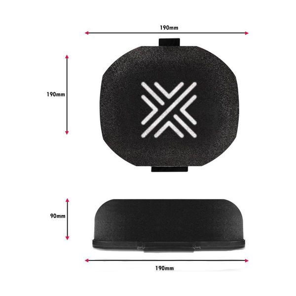 Hovedbilde Luftfilter Pipercross 65mm innvendig høyde. Domed. C303D