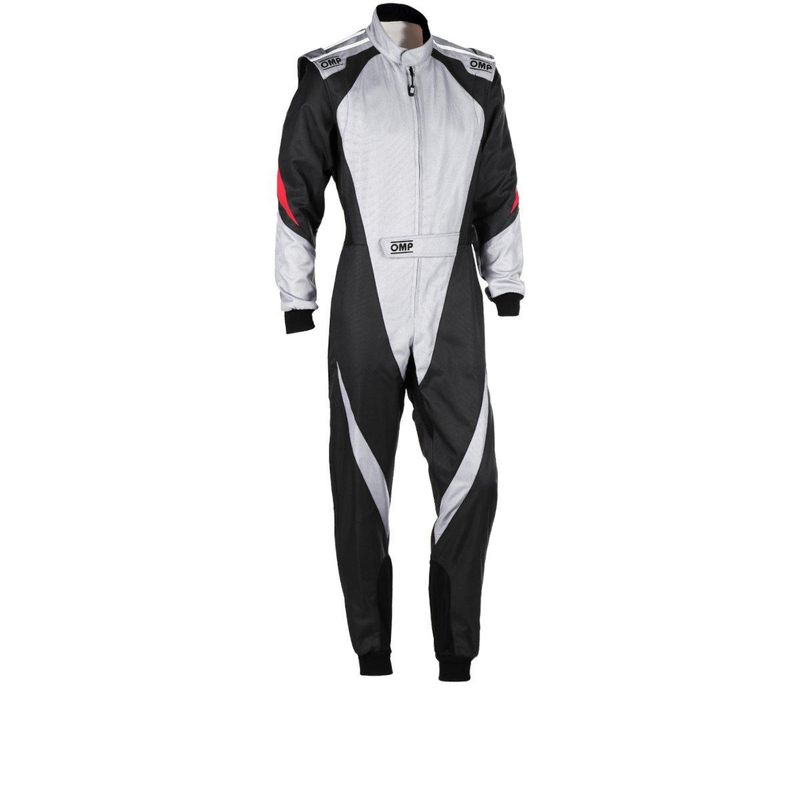 Karting KS-3X kjøredress, Sølv, FIA 8877-2022, KA0-1734-089-