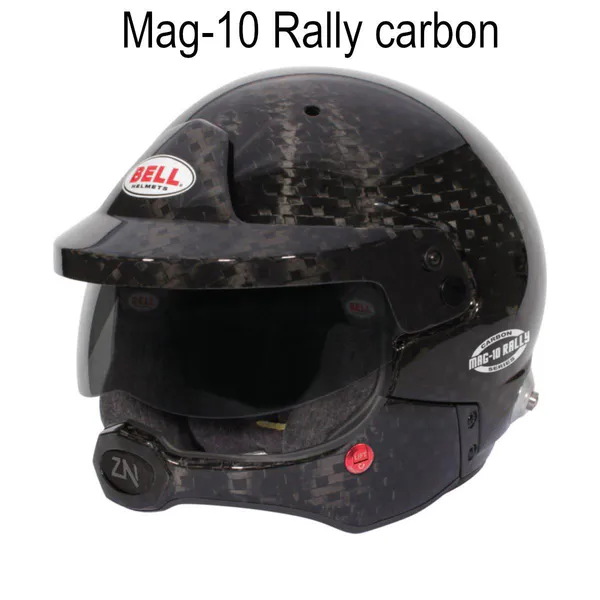 Hovedbilde Bell MAG-10 Rally Karbon halvhjelm, FIA8859-2024/SA2020, BE124530-