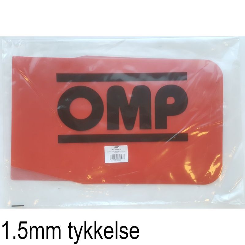 OMP skvettlapper, 2 stk. 50x30cm, 1.5mm tykk