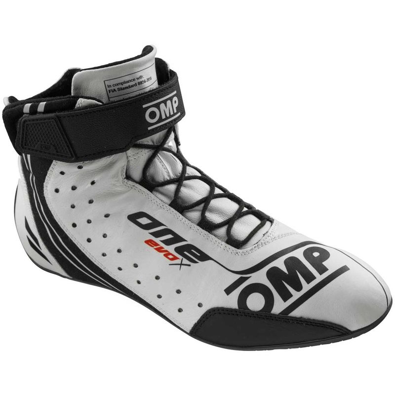 OMP One Evo X, myk skinn kjøresko, FIA, OIC0-0833-A01-