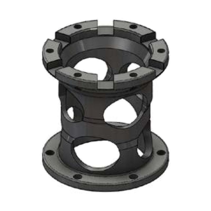 OMP rattspacer, 20mm til 100mm. Mørk grå. OS0-0026-