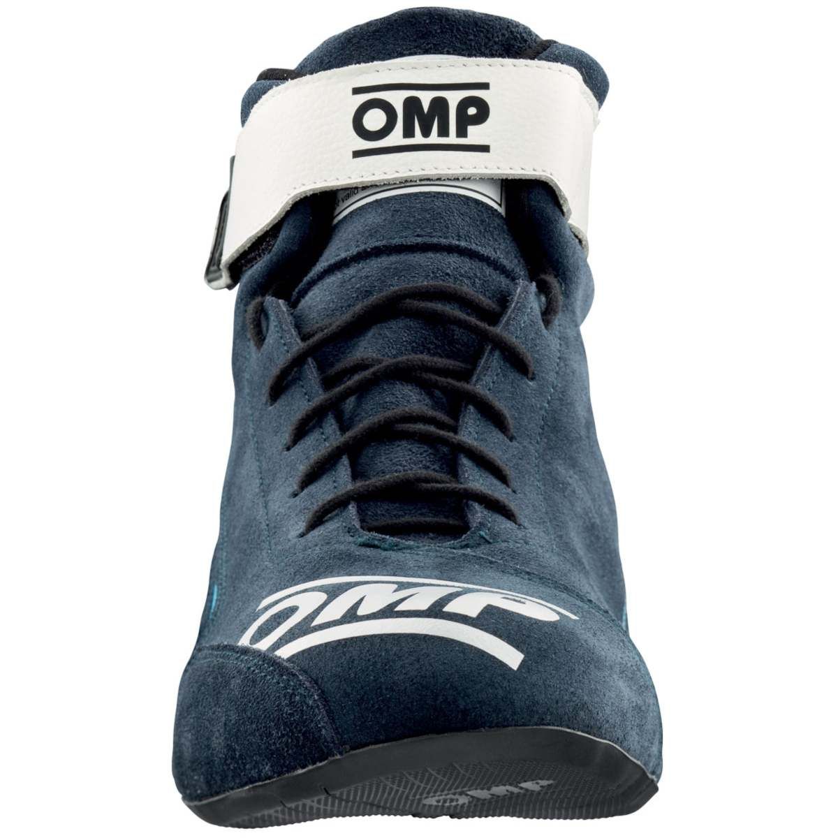 OMP First kjøresko i marineblå, cyan. FIA. IC0-0824-A01-242-