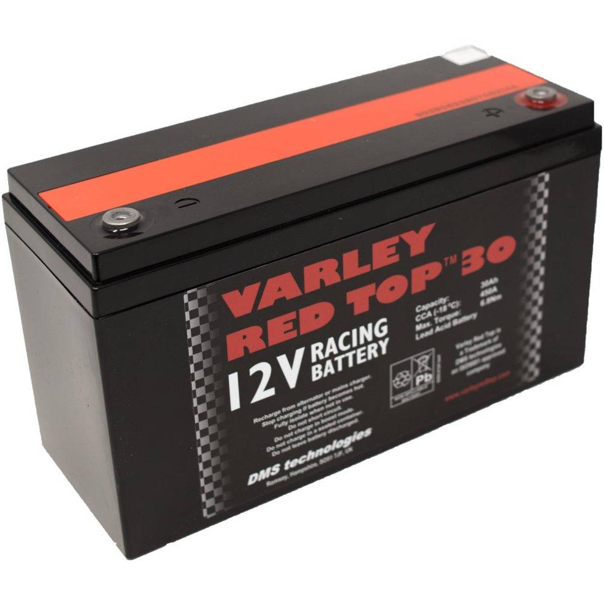 Batteri,  Varley RED TOP 30, 12V 27Ah, 10.6 kg, DMS7065-0006